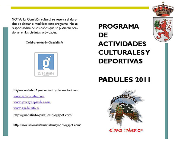 actividades culturales padules 2011